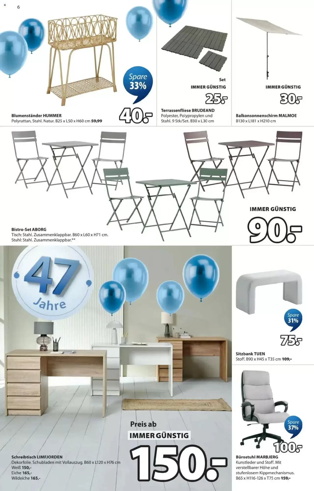 JYSK Flugblatt (ab 30.03.2026) - Angebote und Prospekt - Seite 6