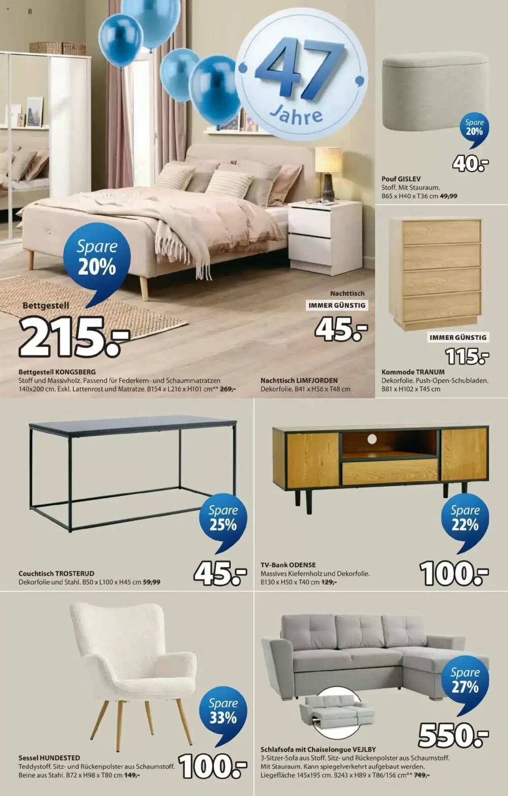 JYSK Flugblatt (ab 30.03.2026) - Angebote und Prospekt - Seite 8