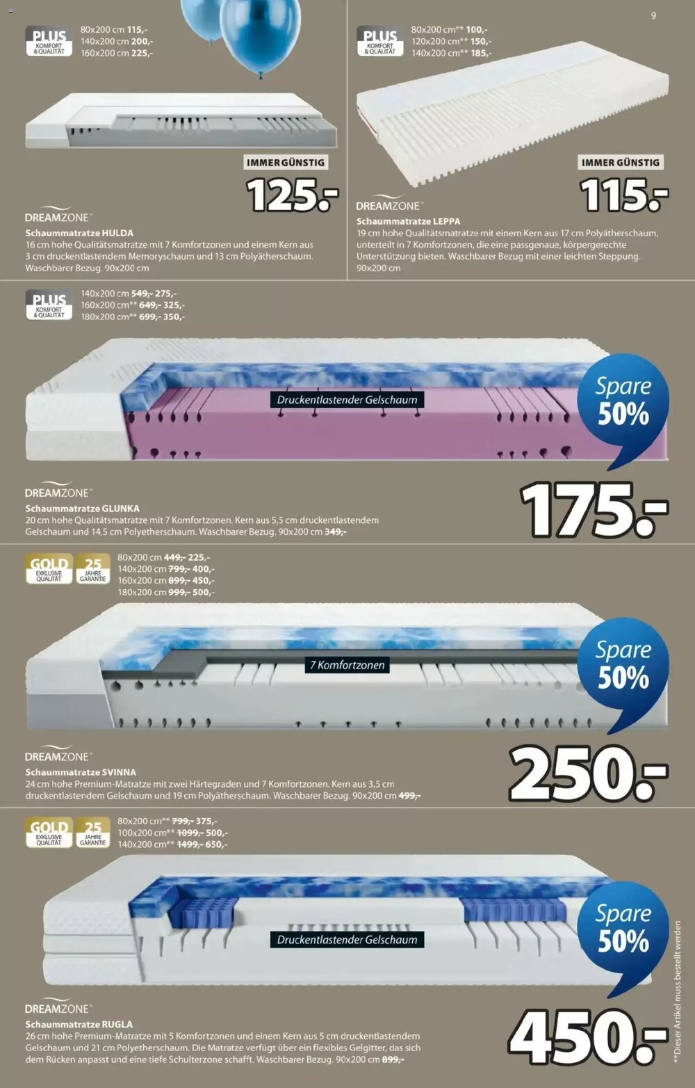 JYSK Flugblatt (ab 30.03.2026) - Angebote und Prospekt - Seite 9