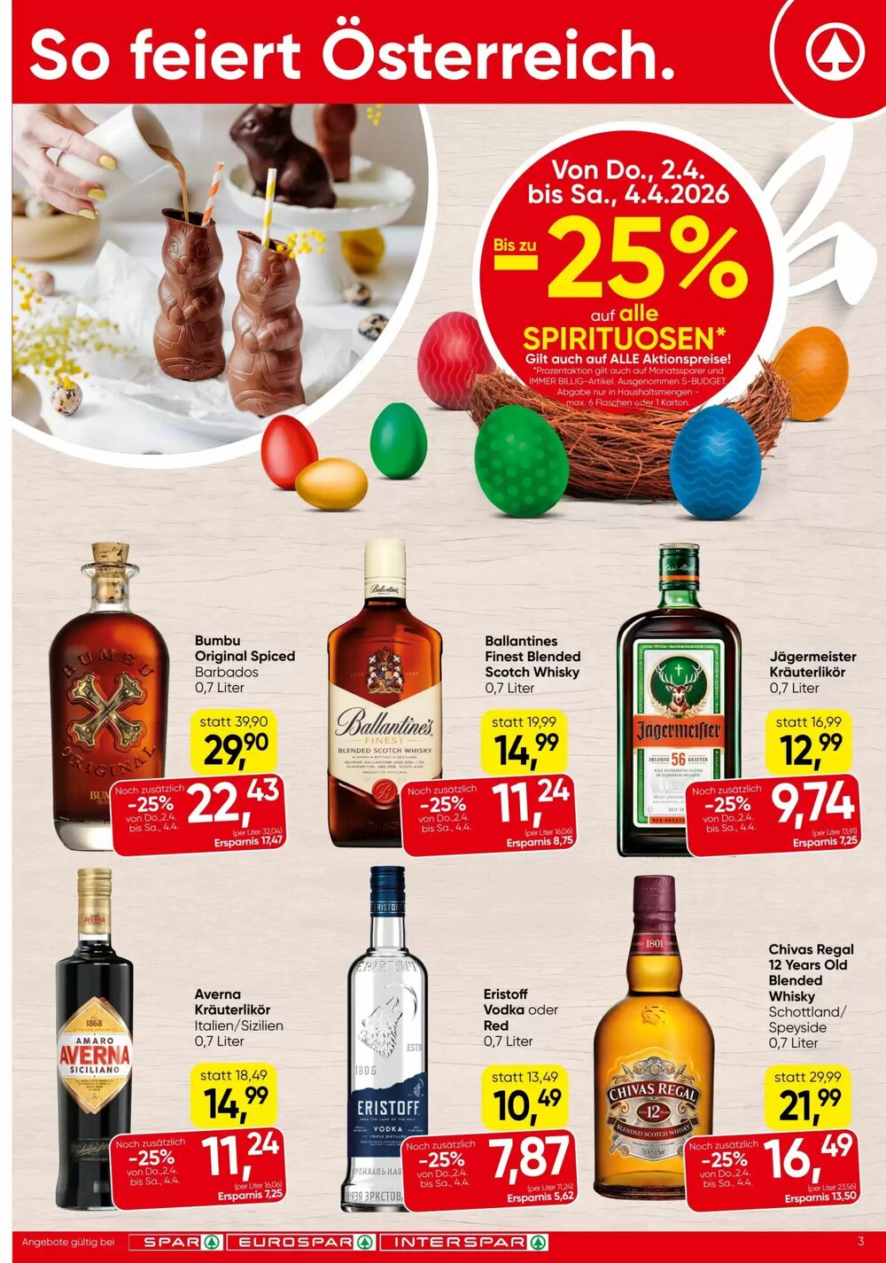 Spar Flugblatt (ab 31.03.2026) - Angebote und Prospekt - Seite 3
