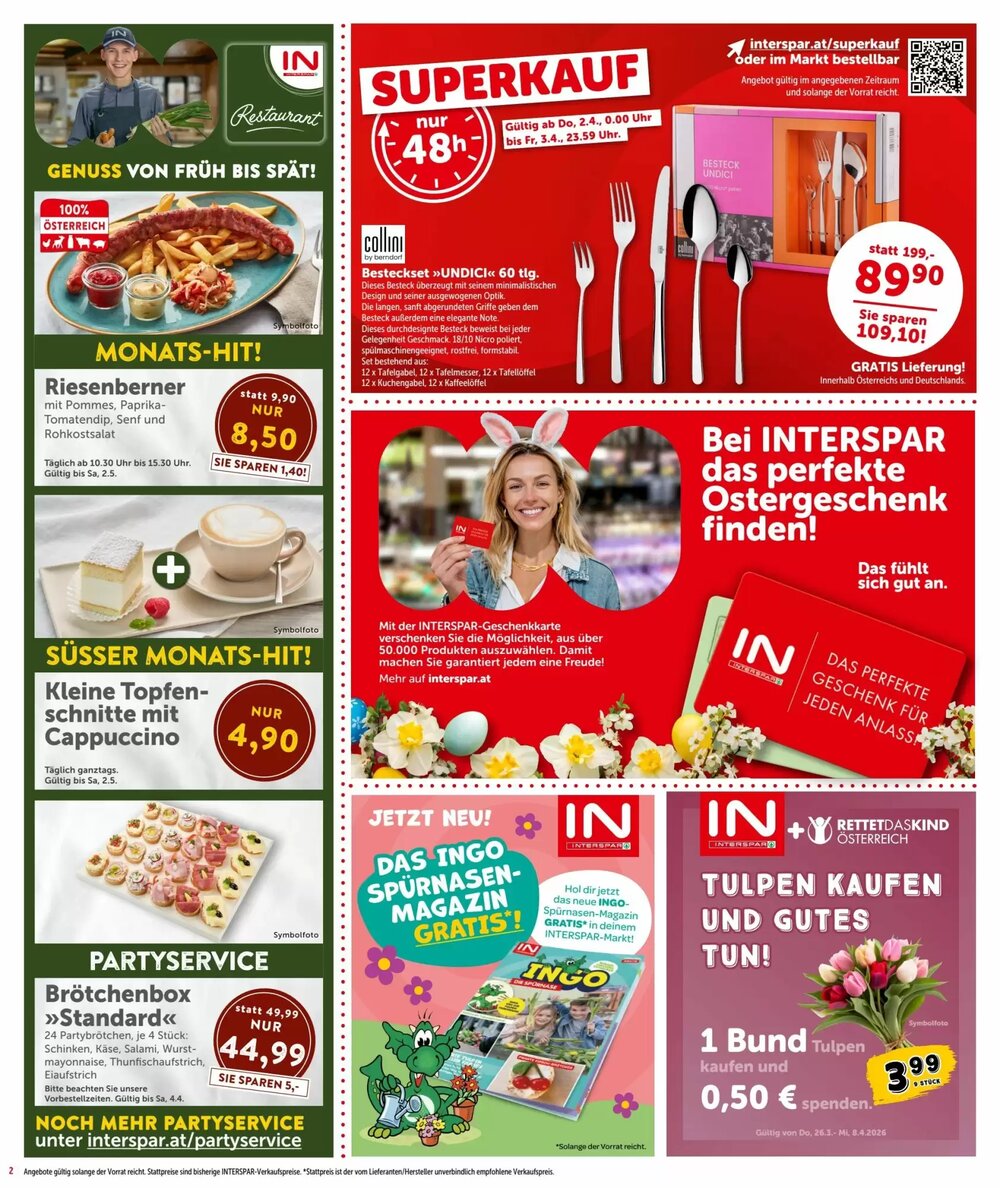 Interspar Flugblatt (ab 31.03.2026) - Angebote und Prospekt - Seite 2