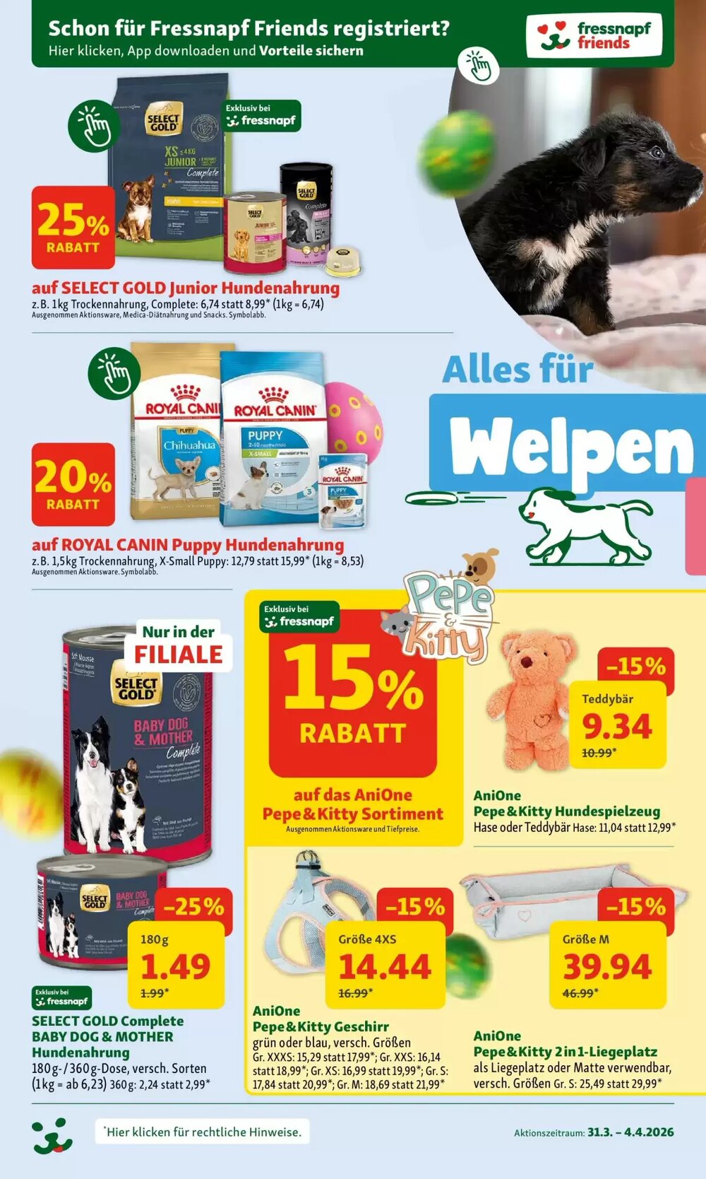 Fressnapf Flugblatt (ab 31.03.2026) - Angebote und Prospekt - Seite 2