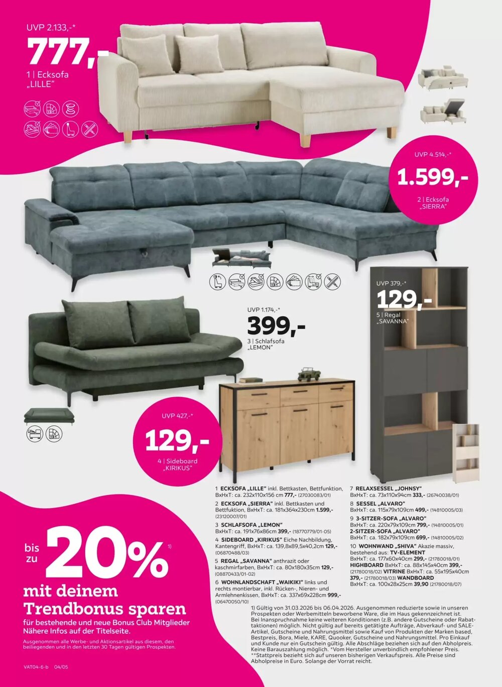 Mömax Flugblatt (ab 31.03.2026) - Angebote und Prospekt - Seite 4