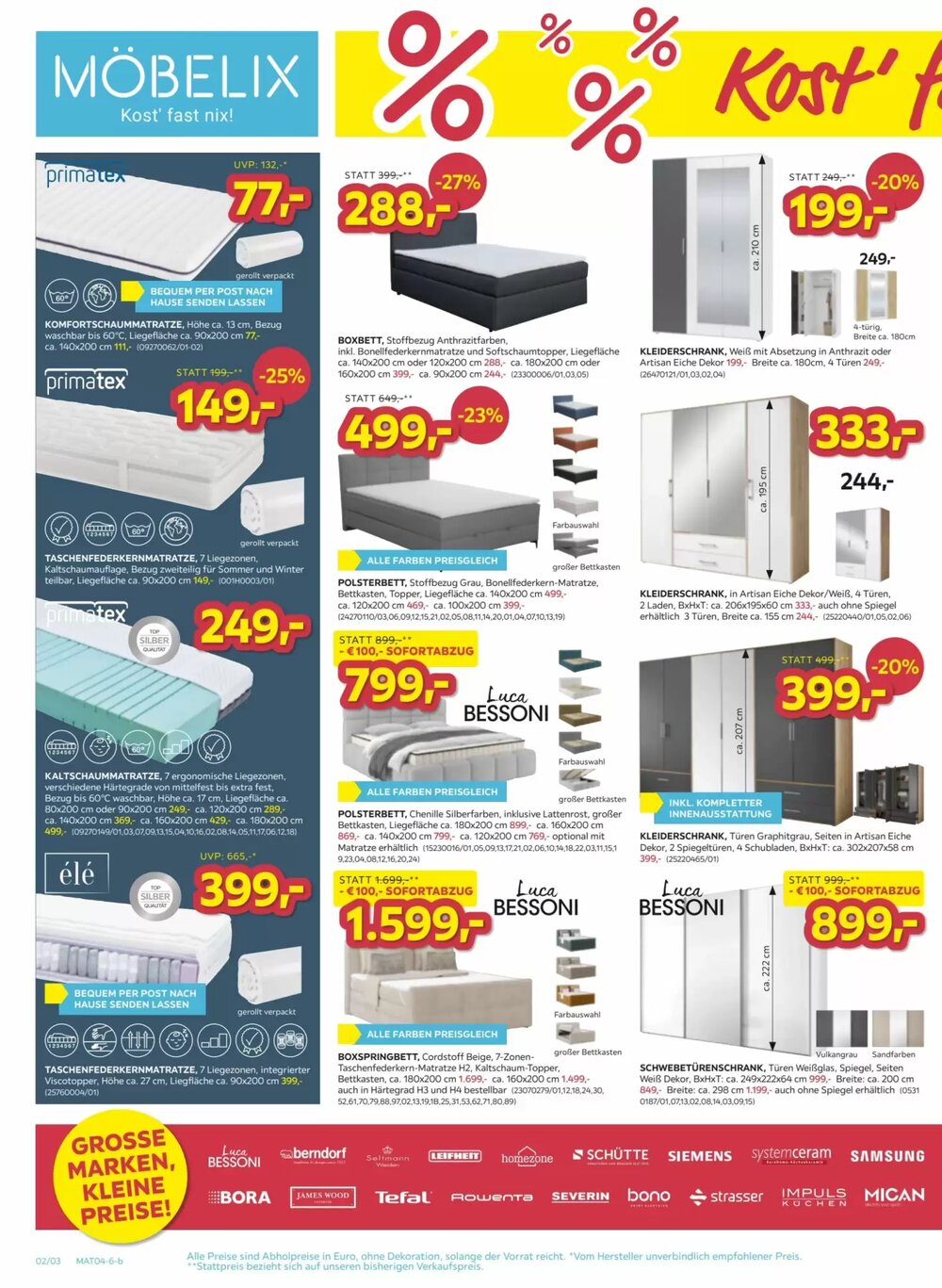 Möbelix Flugblatt (ab 31.03.2026) - Angebote und Prospekt - Seite 2