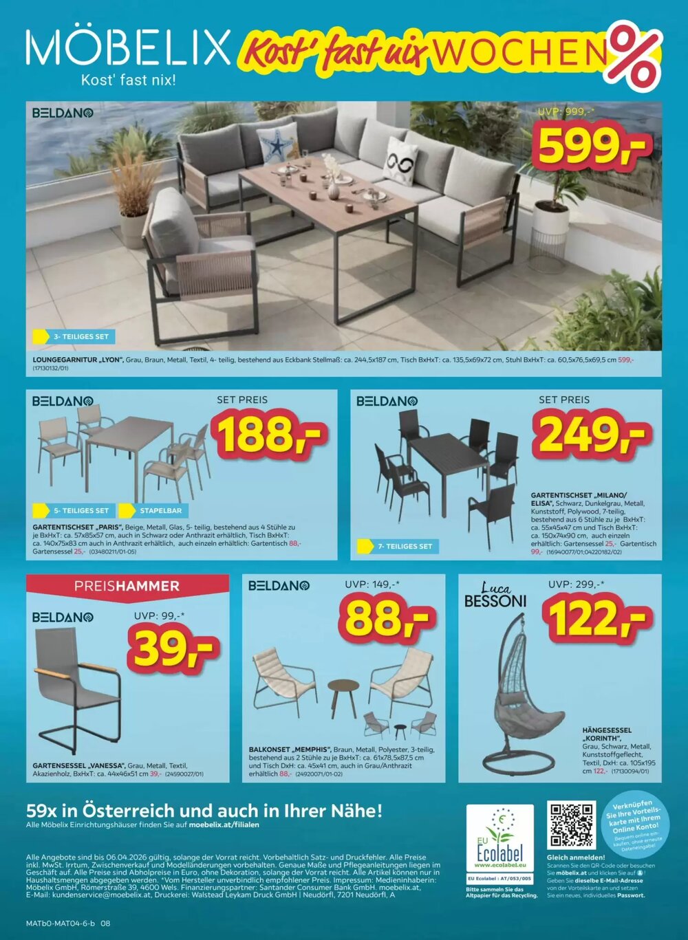 Möbelix Flugblatt (ab 31.03.2026) - Angebote und Prospekt - Seite 8