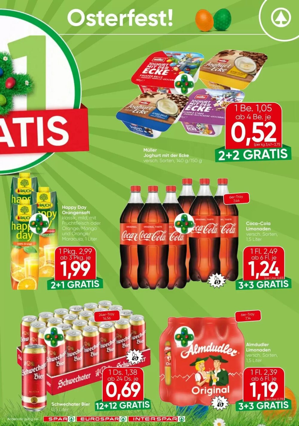 Eurospar Flugblatt (ab 31.03.2026) - Angebote und Prospekt - Seite 13