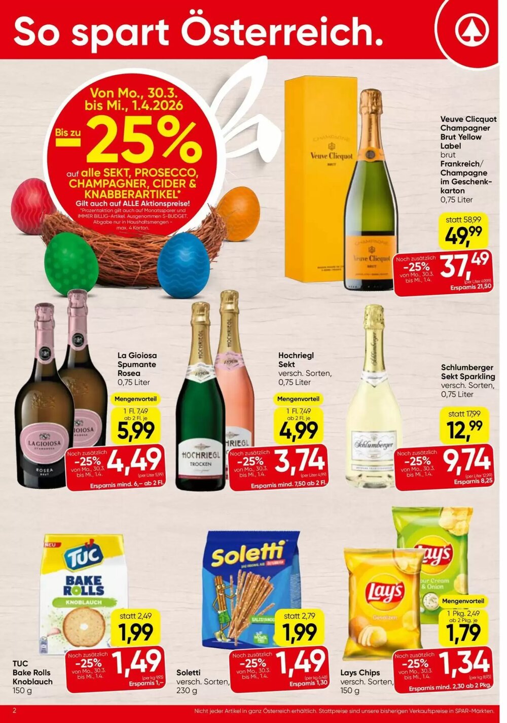 Eurospar Flugblatt (ab 31.03.2026) - Angebote und Prospekt - Seite 2