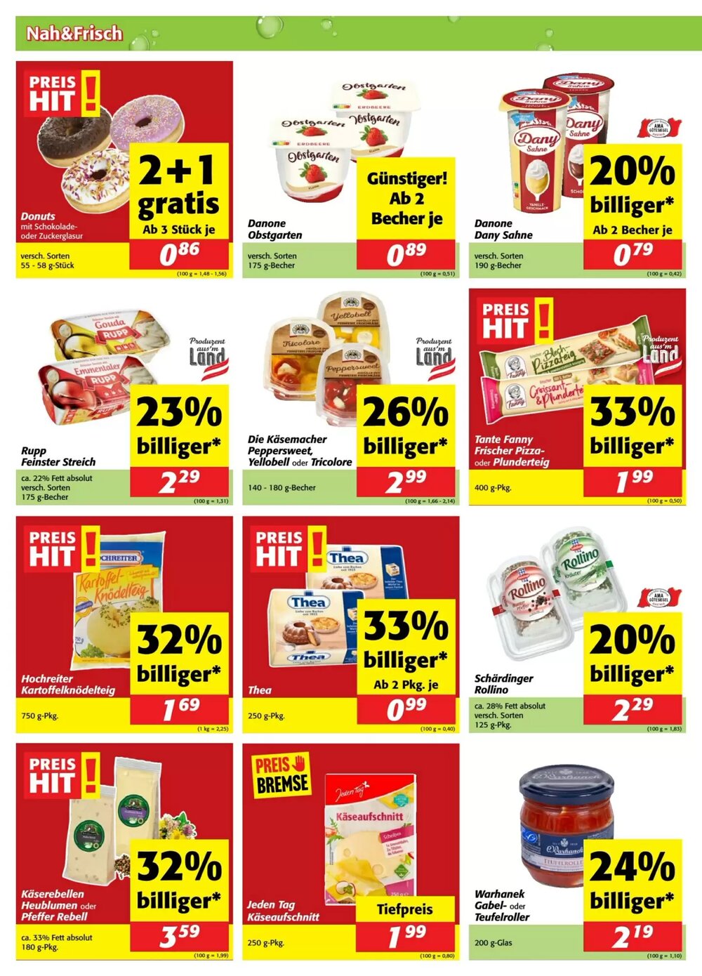 Nah&Frisch Flugblatt (ab 01.04.2026) - Angebote und Prospekt - Seite 2