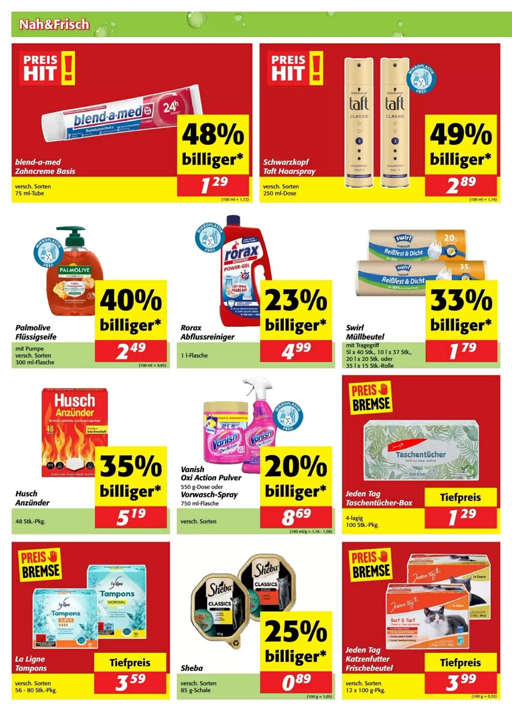 Nah&Frisch Flugblatt (ab 01.04.2026) - Angebote und Prospekt - Seite 6