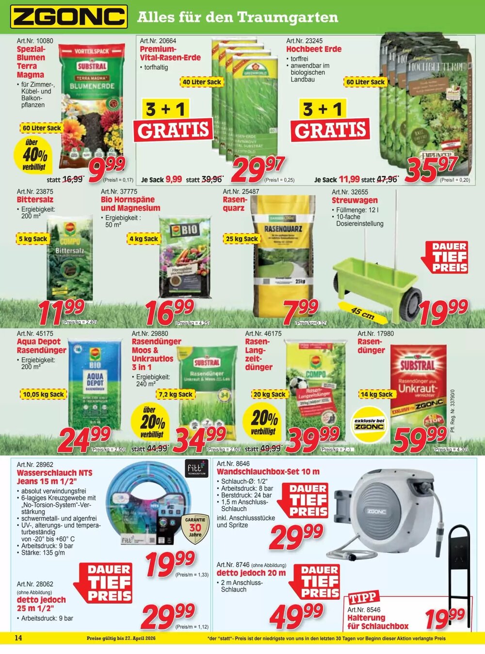 Zgonc Flugblatt (ab 01.04.2026) - Angebote und Prospekt - Seite 14