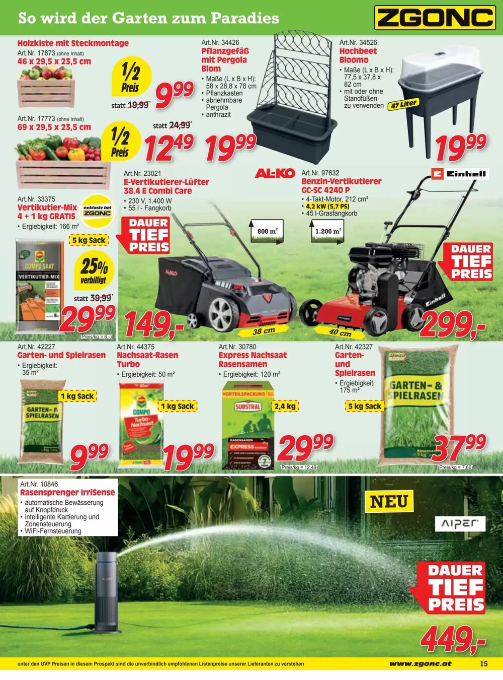 Zgonc Flugblatt (ab 01.04.2026) - Angebote und Prospekt - Seite 15