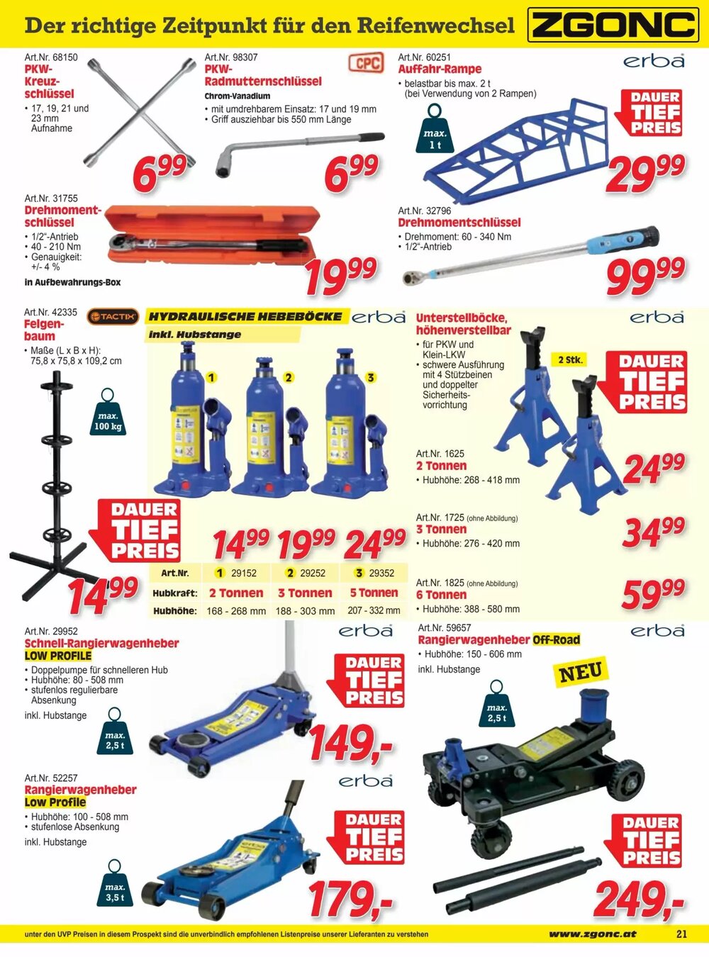 Zgonc Flugblatt (ab 01.04.2026) - Angebote und Prospekt - Seite 21