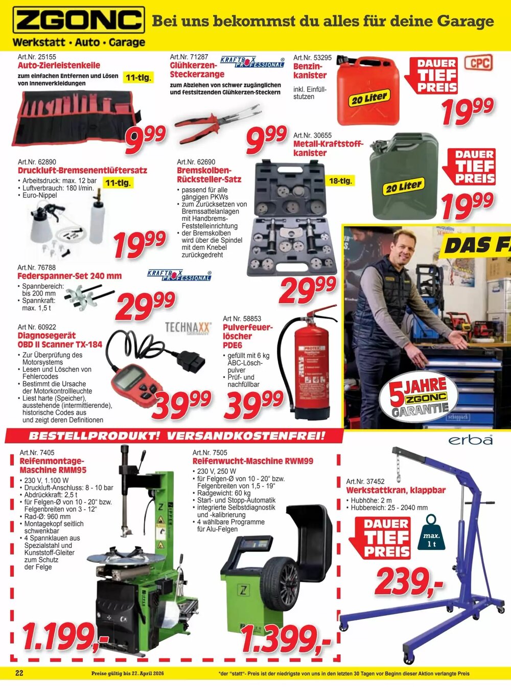 Zgonc Flugblatt (ab 01.04.2026) - Angebote und Prospekt - Seite 22