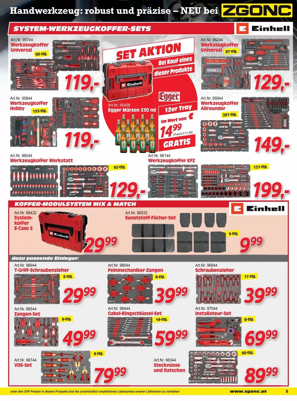 Zgonc Flugblatt (ab 01.04.2026) - Angebote und Prospekt - Seite 9