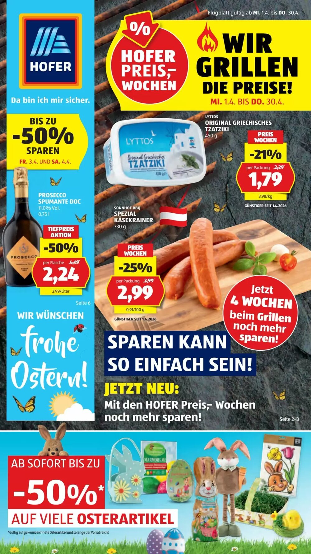 Hofer Flugblatt (ab 01.04.2026) - Angebote und Prospekt - Seite 1