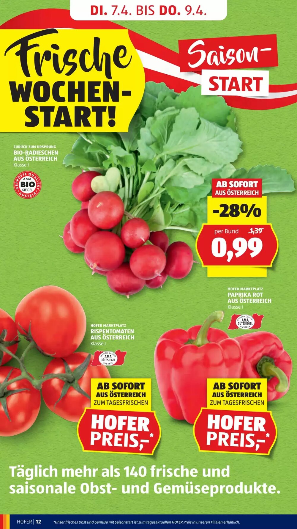 Hofer Flugblatt (ab 01.04.2026) - Angebote und Prospekt - Seite 14