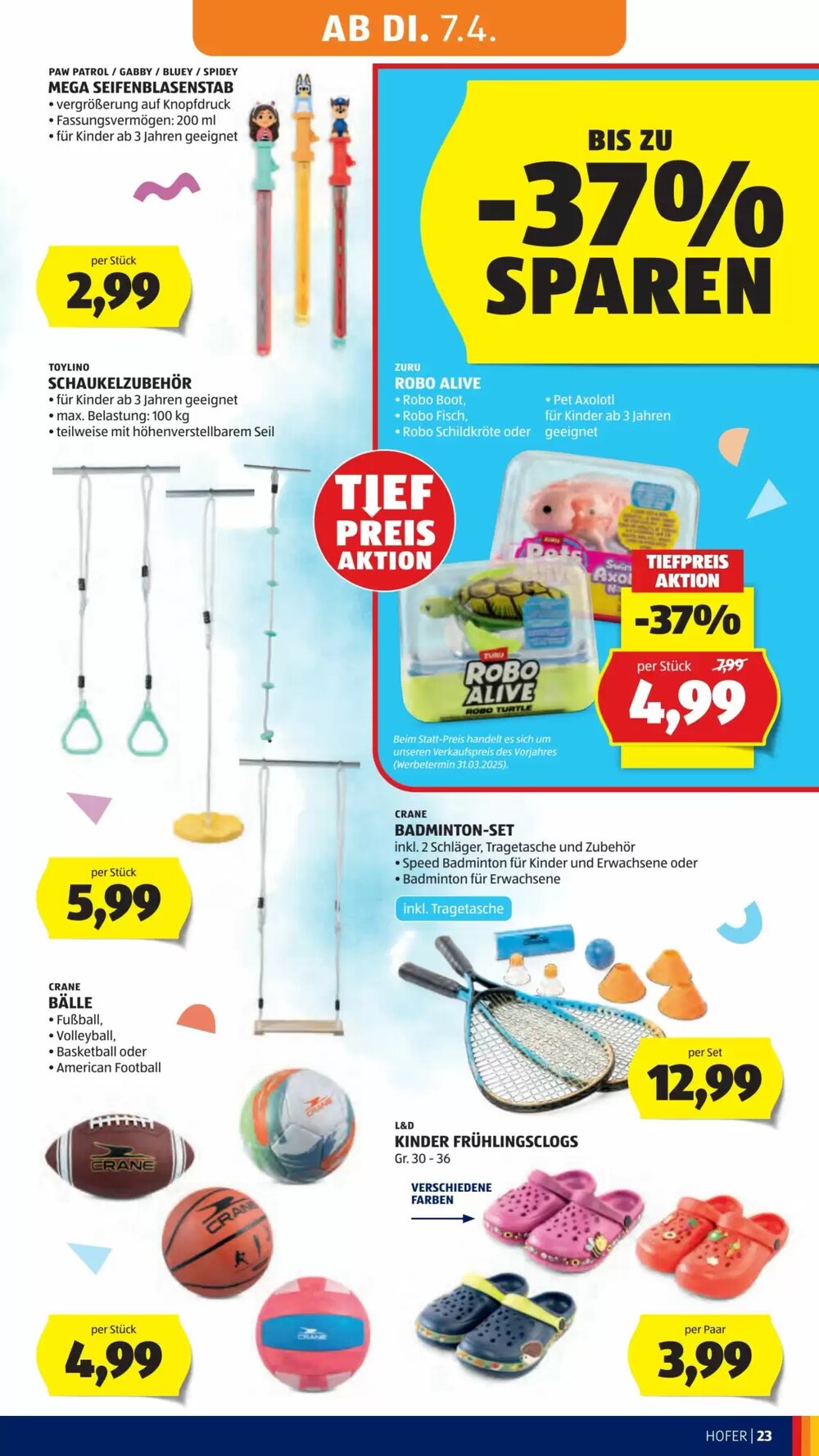 Hofer Flugblatt (ab 01.04.2026) - Angebote und Prospekt - Seite 27