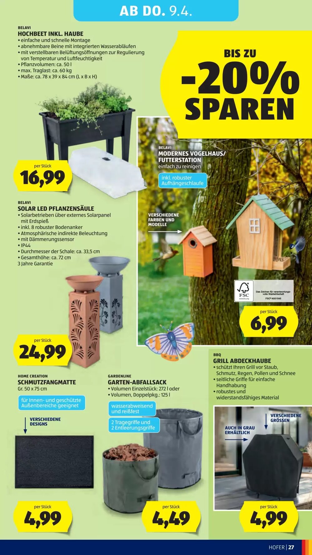 Hofer Flugblatt (ab 01.04.2026) - Angebote und Prospekt - Seite 31