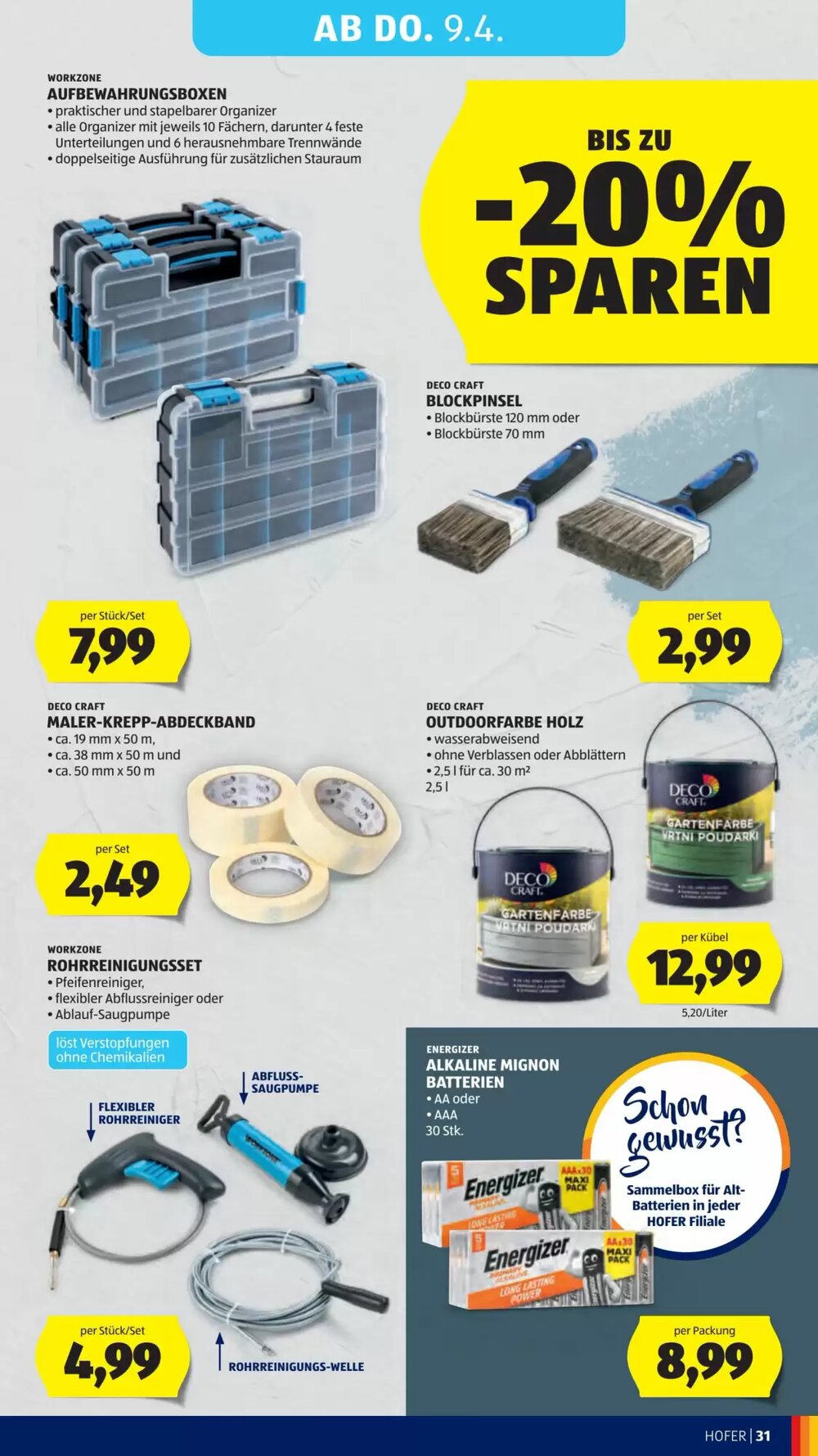 Hofer Flugblatt (ab 01.04.2026) - Angebote und Prospekt - Seite 35