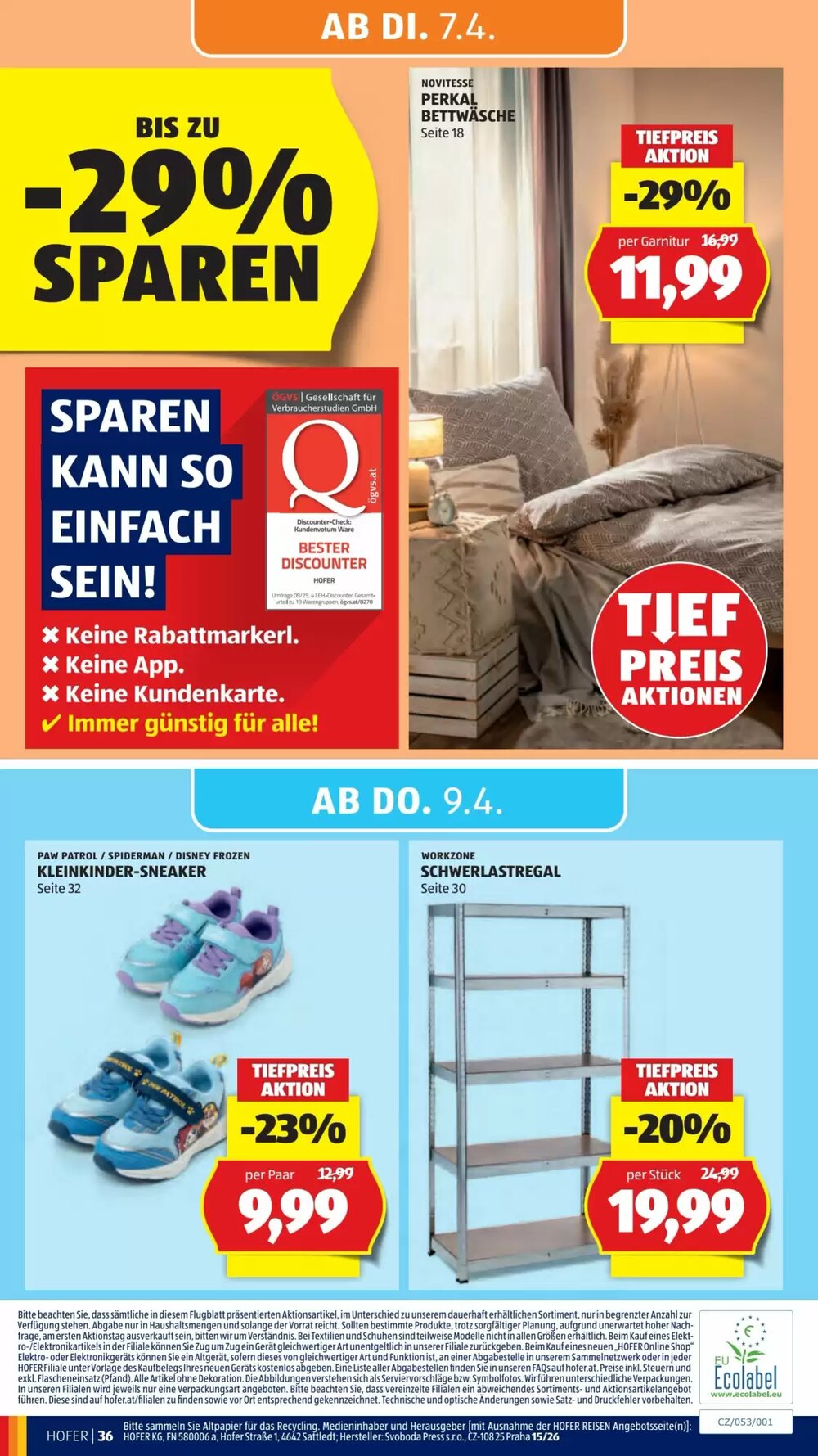 Hofer Flugblatt (ab 01.04.2026) - Angebote und Prospekt - Seite 40