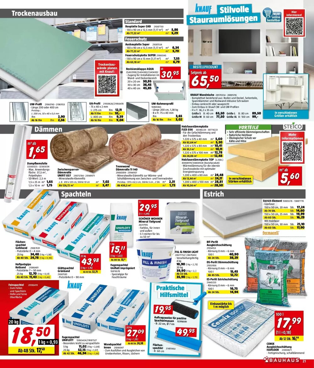 Bauhaus Flugblatt (ab 01.04.2026) - Angebote und Prospekt - Seite 21