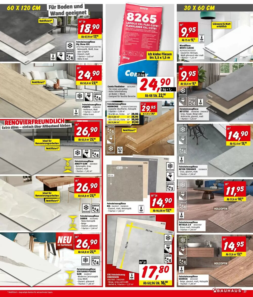 Bauhaus Flugblatt (ab 01.04.2026) - Angebote und Prospekt - Seite 27
