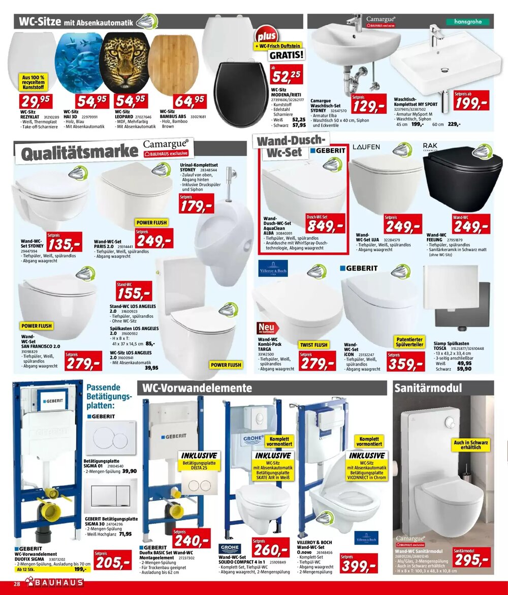 Bauhaus Flugblatt (ab 01.04.2026) - Angebote und Prospekt - Seite 28