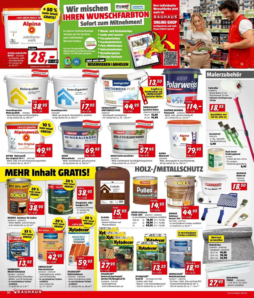 Bauhaus Flugblatt (ab 01.04.2026) - Angebote und Prospekt - Seite 30