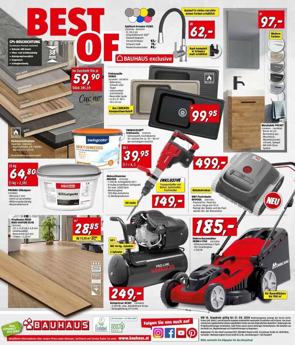 Bauhaus Flugblatt (ab 01.04.2026) - Angebote und Prospekt - Seite 32