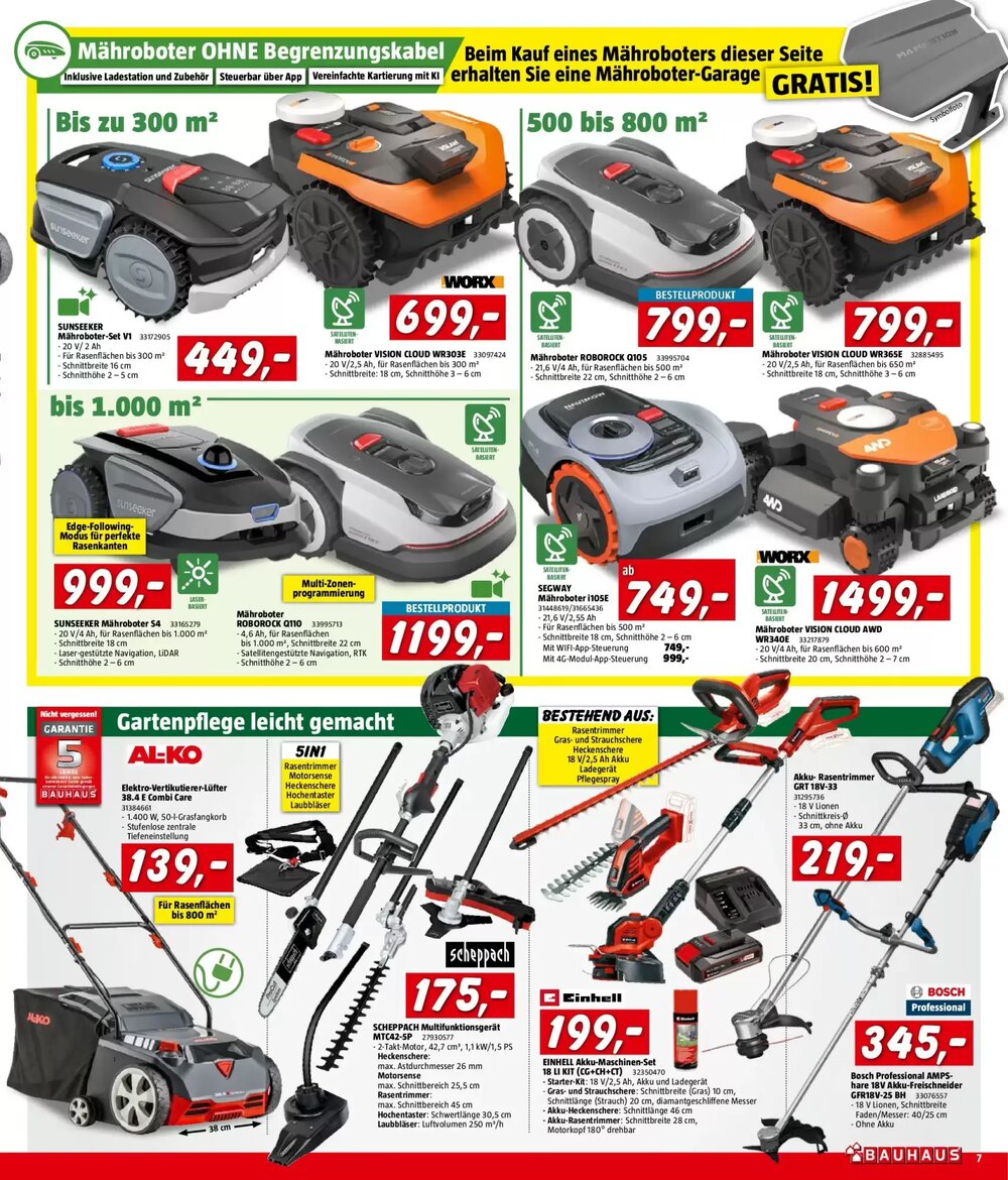 Bauhaus Flugblatt (ab 01.04.2026) - Angebote und Prospekt - Seite 7