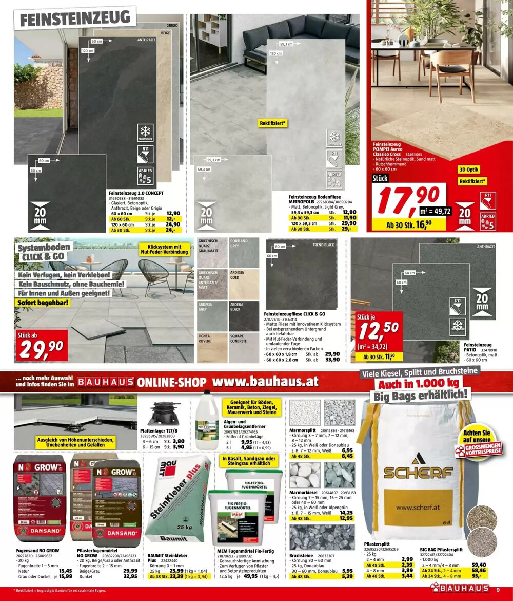 Bauhaus Flugblatt (ab 01.04.2026) - Angebote und Prospekt - Seite 9