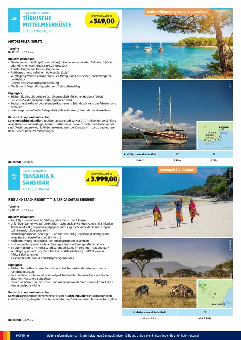 Hofer Reisen Flugblatt (ab 01.04.2026) - Angebote und Prospekt - Seite 6