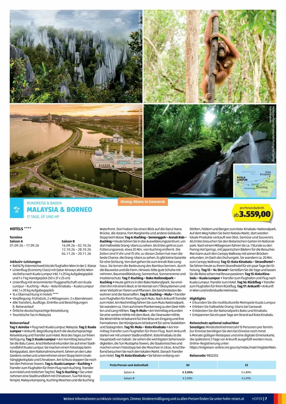 Hofer Reisen Flugblatt (ab 01.04.2026) - Angebote und Prospekt - Seite 7