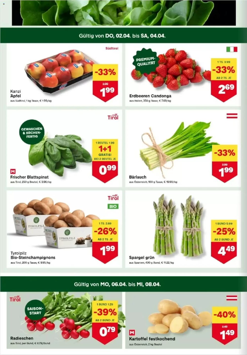 MPreis Flugblatt (ab 02.04.2026) - Angebote und Prospekt - Seite 2