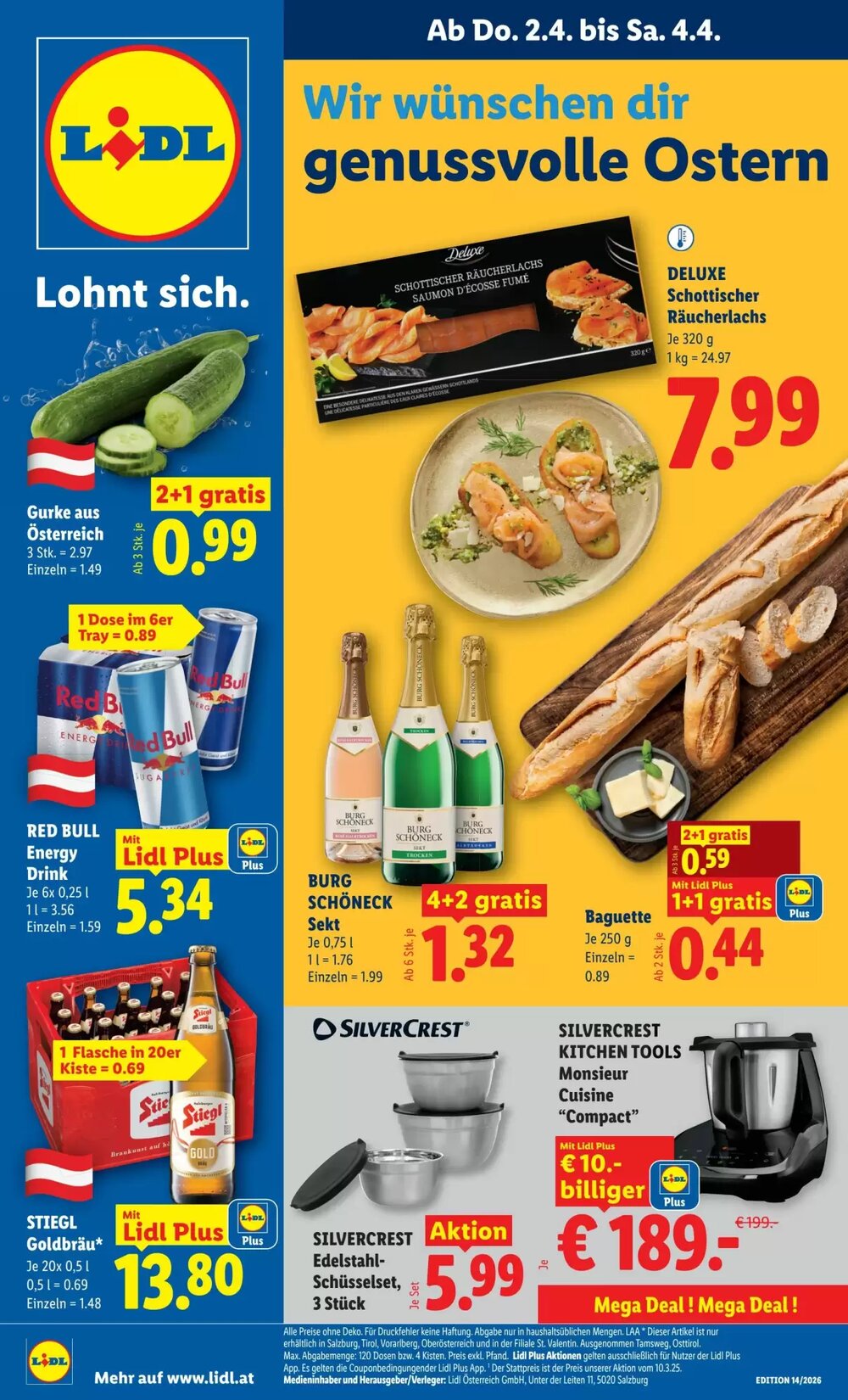 Lidl Flugblatt (ab 02.04.2026) - Angebote und Prospekt - Seite 1