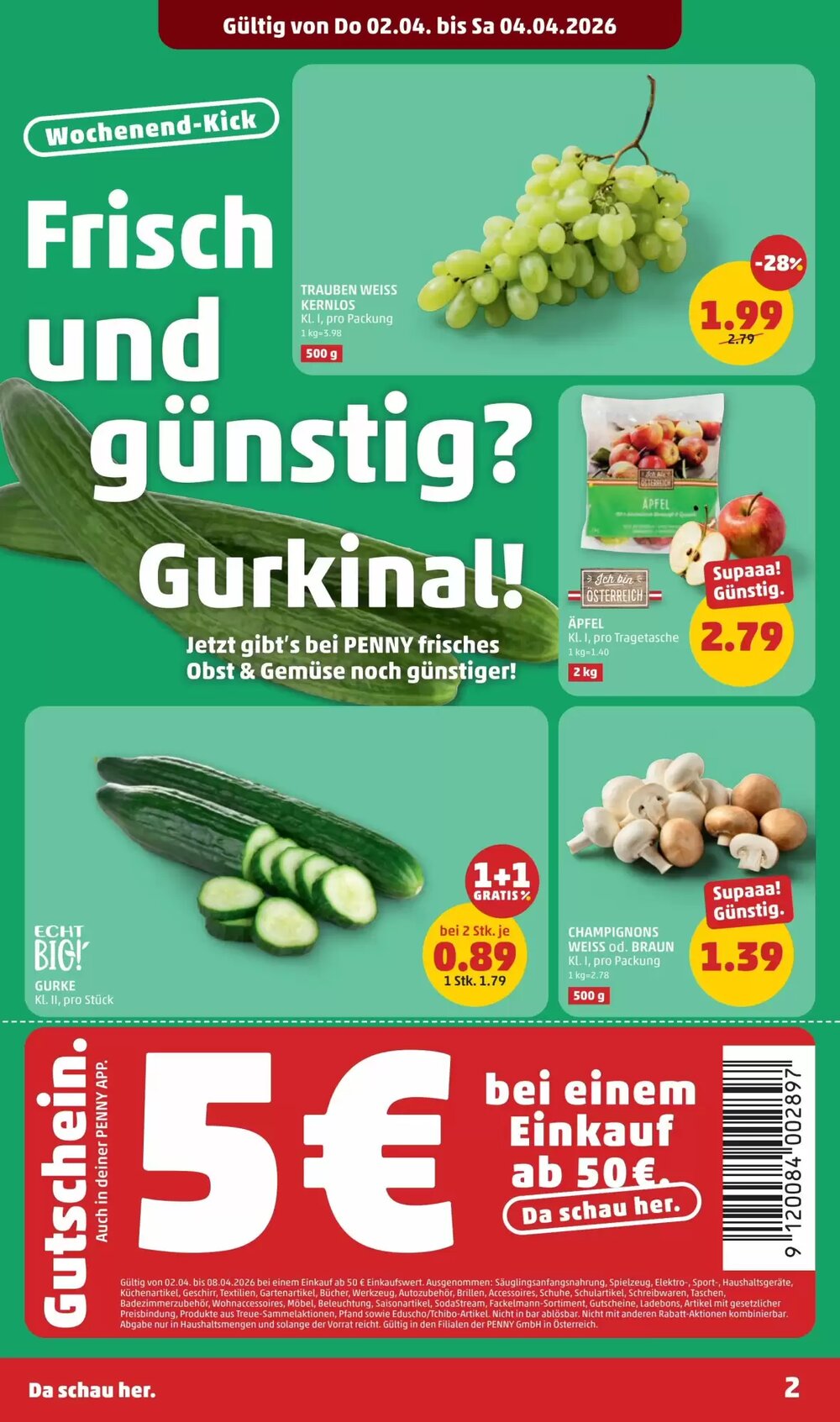 PENNY Flugblatt (ab 02.04.2026) - Angebote und Prospekt - Seite 2