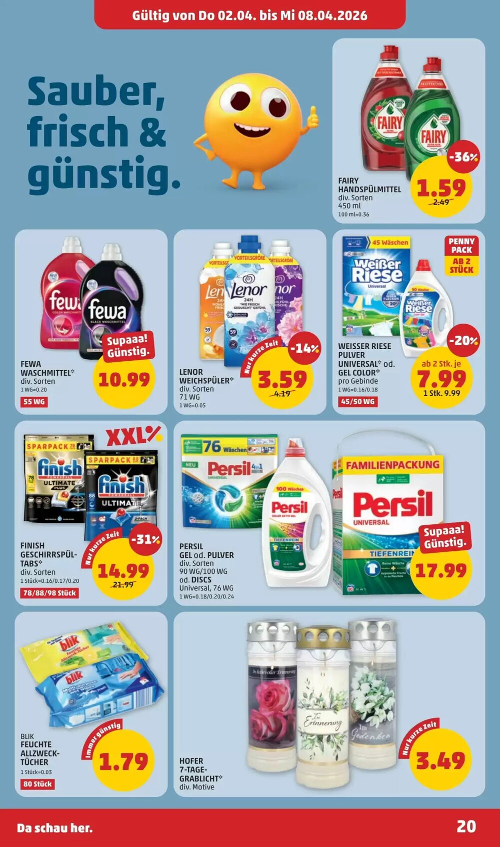 PENNY Flugblatt (ab 02.04.2026) - Angebote und Prospekt - Seite 20
