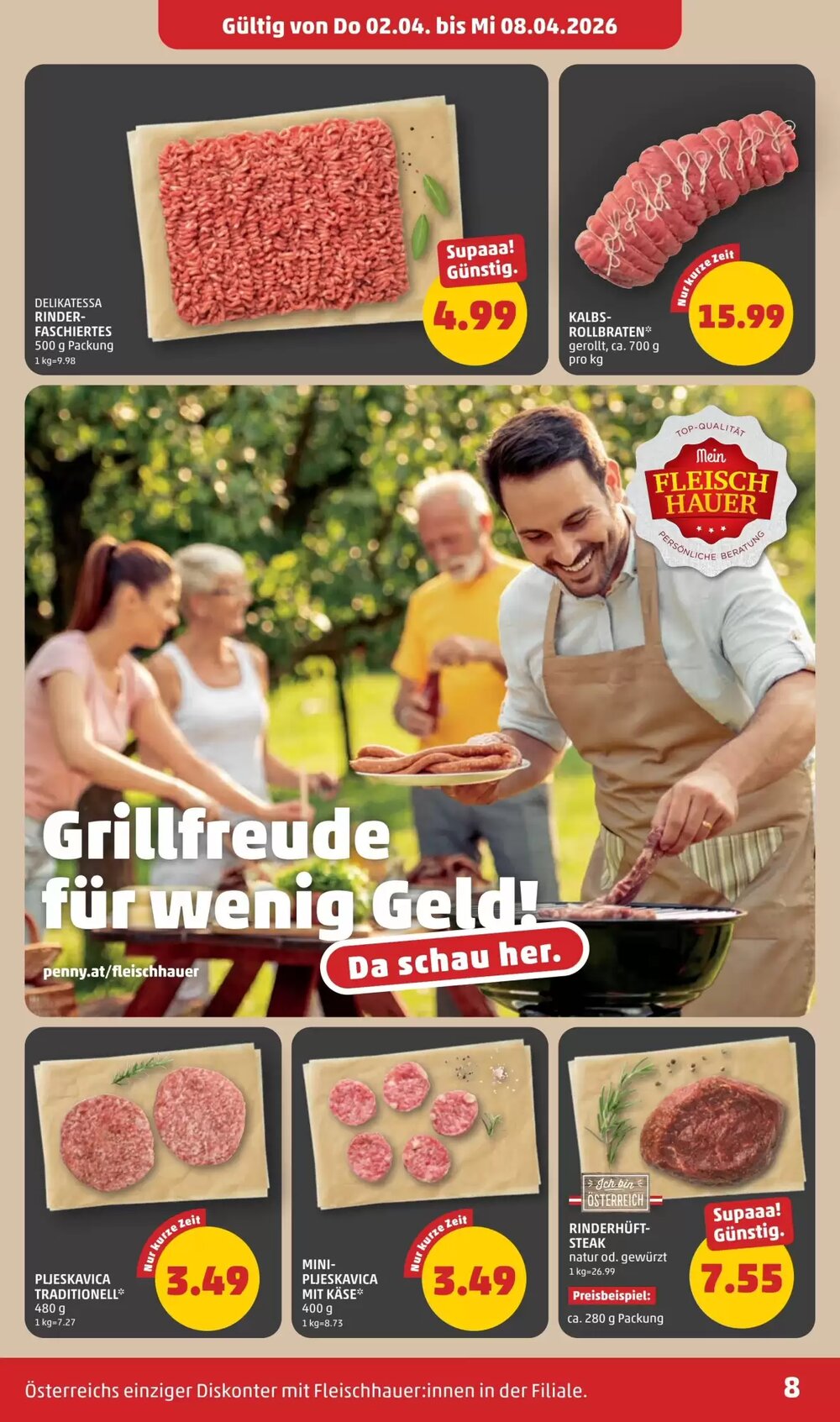 PENNY Flugblatt (ab 02.04.2026) - Angebote und Prospekt - Seite 8