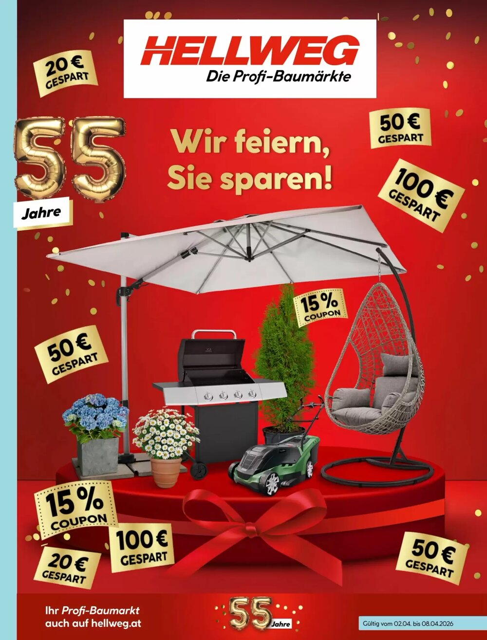 Hellweg Flugblatt (ab 02.04.2026) - Angebote und Prospekt - Seite 1