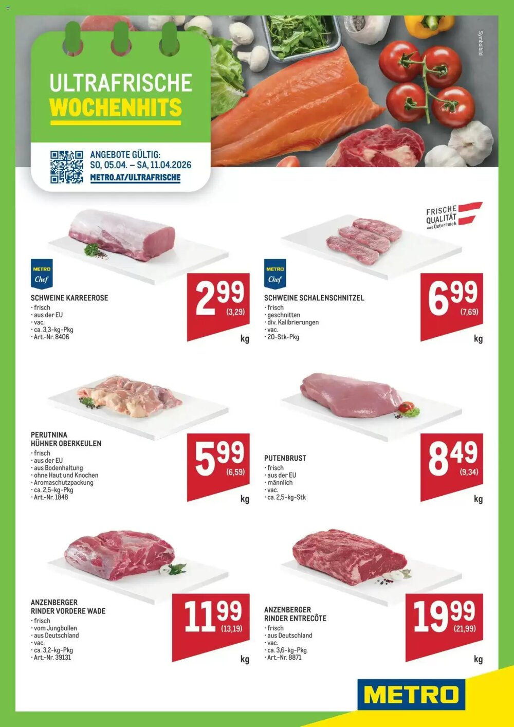 Metro Flugblatt (ab 05.04.2026) - Angebote und Prospekt - Seite 1