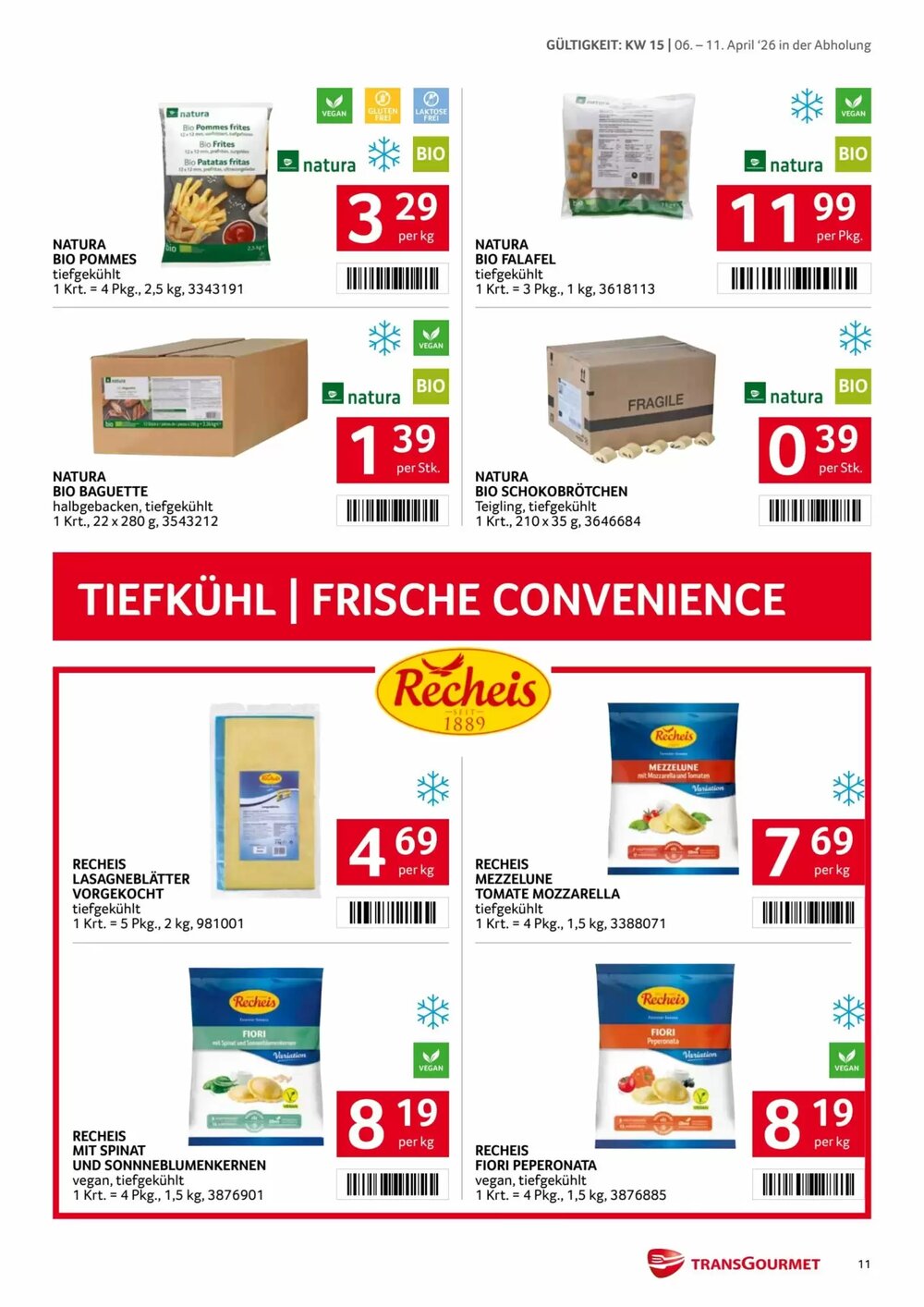 Transgourmet Flugblatt (ab 06.04.2026) - Angebote und Prospekt - Seite 11