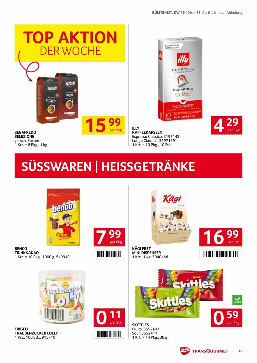 Transgourmet Flugblatt (ab 06.04.2026) - Angebote und Prospekt - Seite 19
