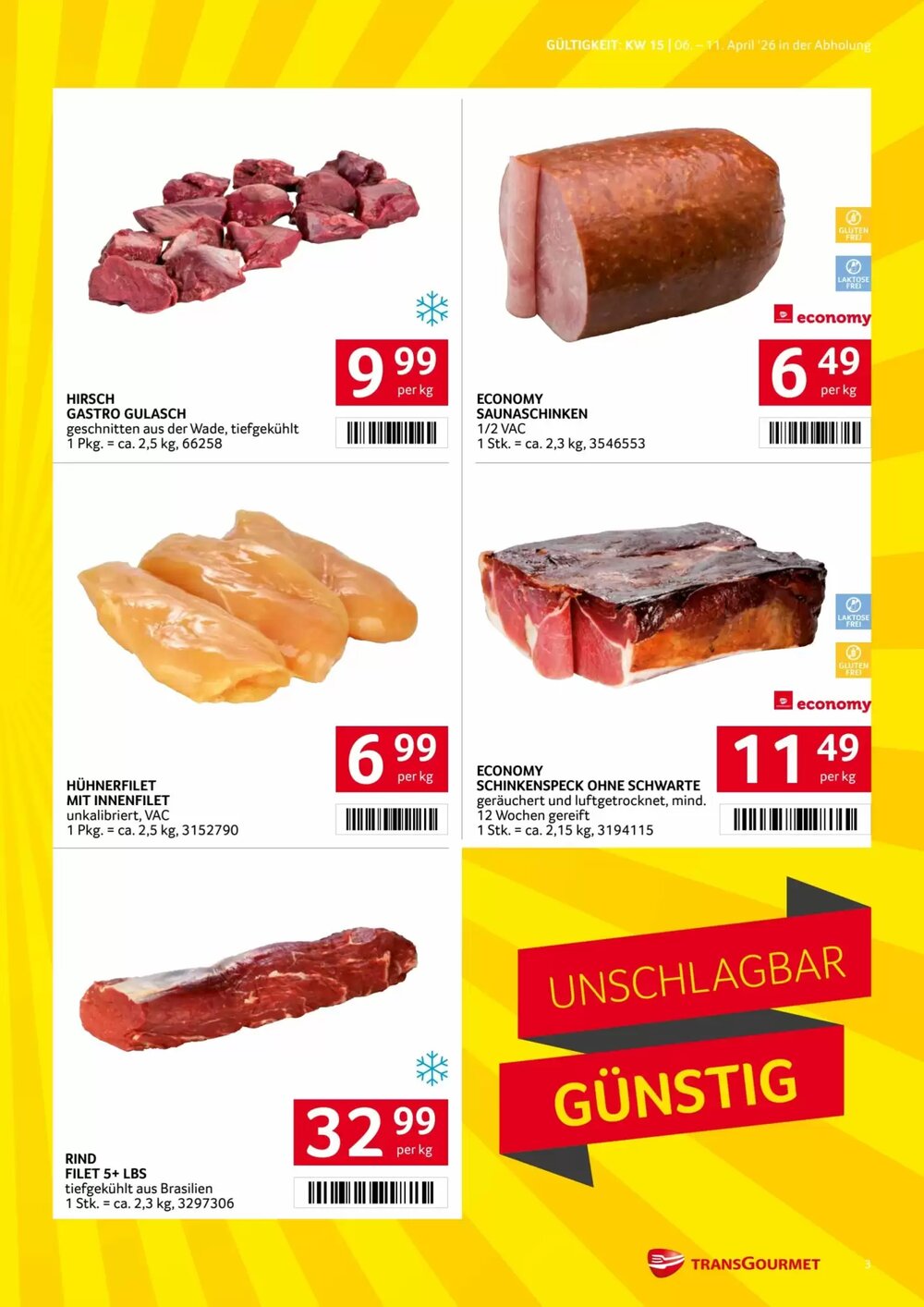 Transgourmet Flugblatt (ab 06.04.2026) - Angebote und Prospekt - Seite 3