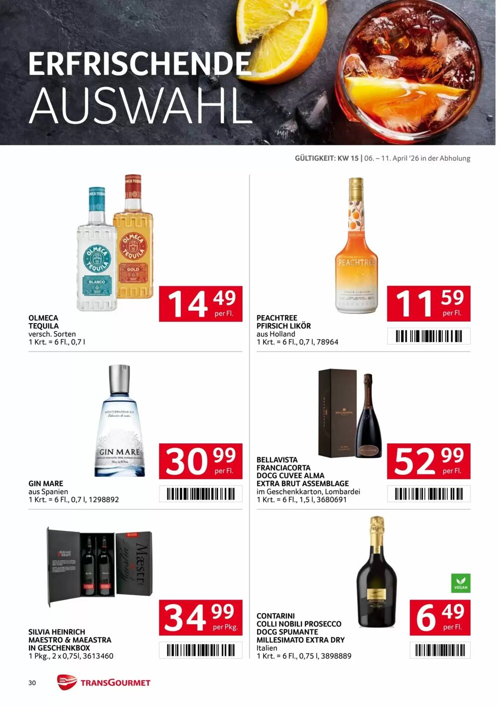 Transgourmet Flugblatt (ab 06.04.2026) - Angebote und Prospekt - Seite 30