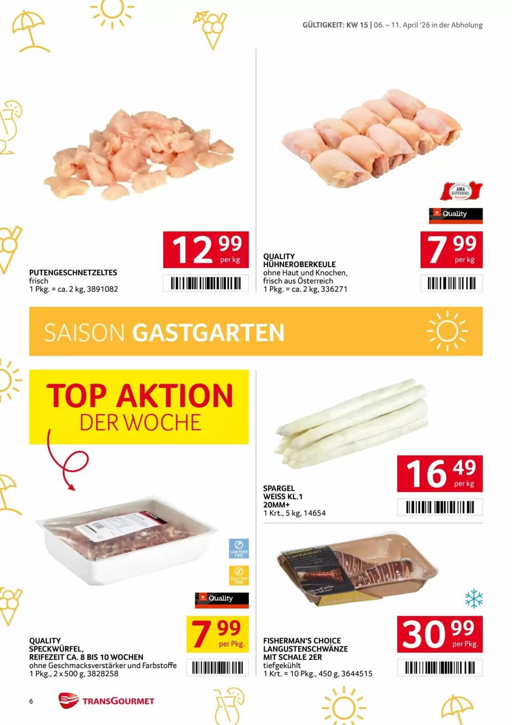 Transgourmet Flugblatt (ab 06.04.2026) - Angebote und Prospekt - Seite 6