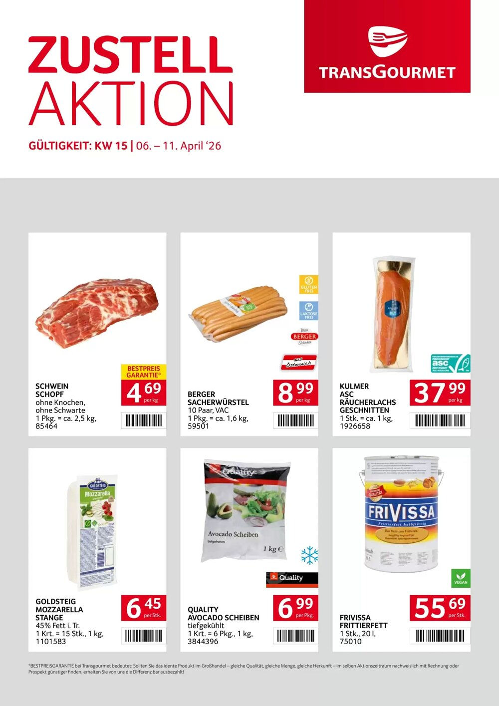Transgourmet Flugblatt (ab 06.04.2026) - Angebote und Prospekt - Seite 1