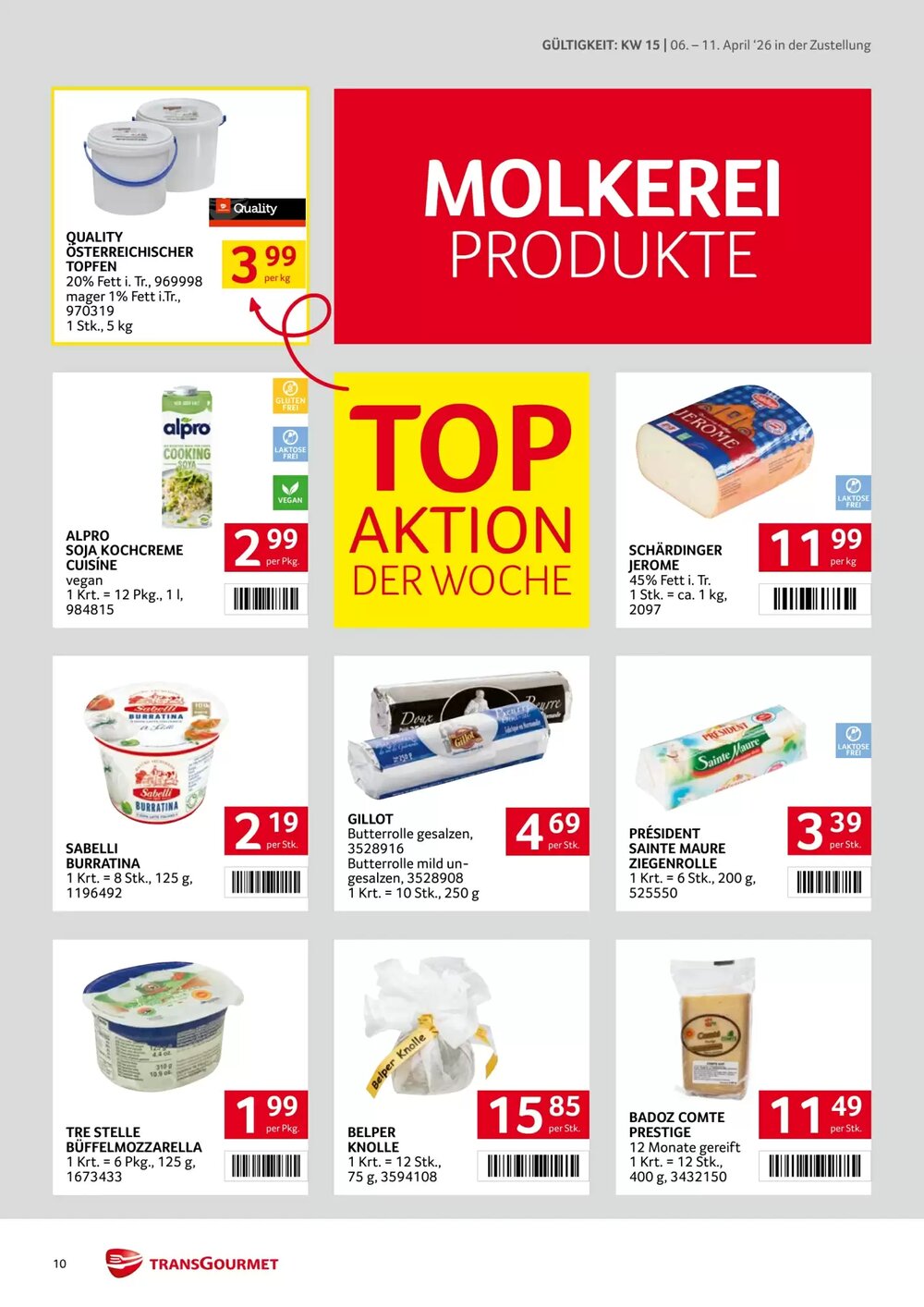 Transgourmet Flugblatt (ab 06.04.2026) - Angebote und Prospekt - Seite 10
