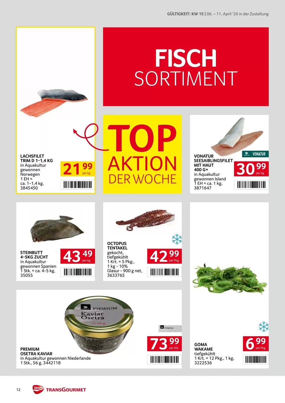 Transgourmet Flugblatt (ab 06.04.2026) - Angebote und Prospekt - Seite 12