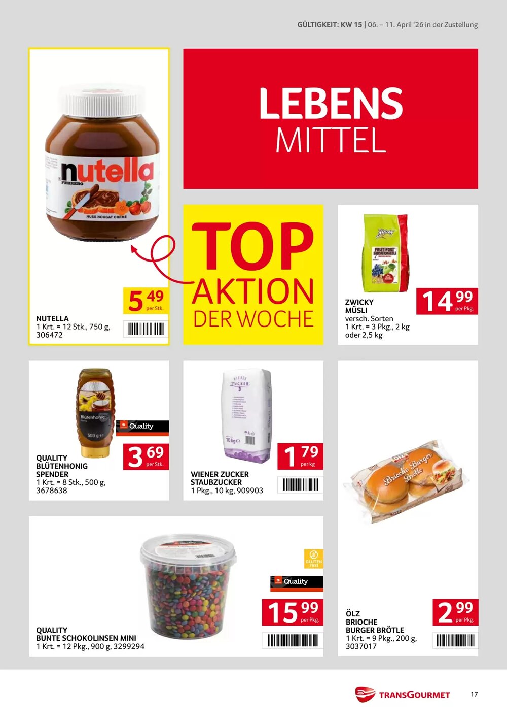 Transgourmet Flugblatt (ab 06.04.2026) - Angebote und Prospekt - Seite 17