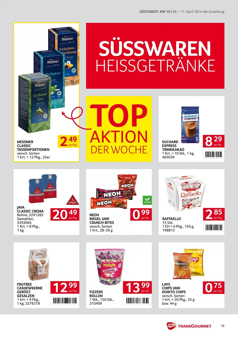 Transgourmet Flugblatt (ab 06.04.2026) - Angebote und Prospekt - Seite 19